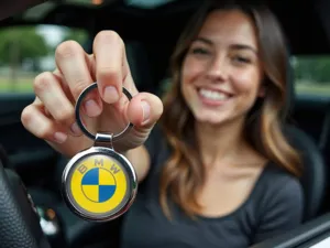 BMW Support Clés Perso Acier Premium